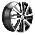 Khomen Wheels KHW1609 6x16 4x100 ET46 54,1 Black-FP