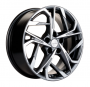 Легковой диск Khomen Wheels KHW1716 7x17 5x114,3 ET48 67,1 Gray-FP